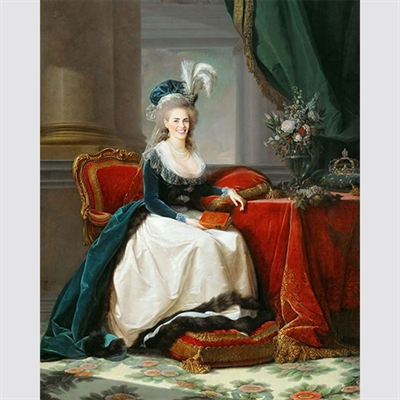Custom Royal Portrait and Masterpiece Marie Antoinette from Photo,by myDaVinci - myDaVinci